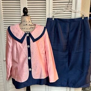 EY Boutique Skirt Suit Size 20W